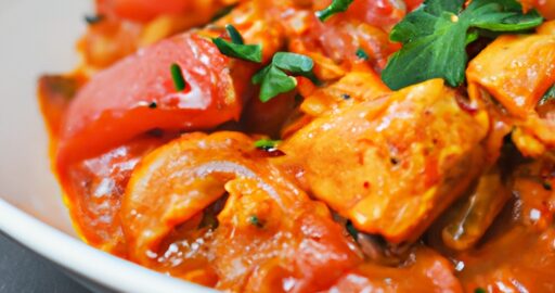 Kuře s mangem a chilli