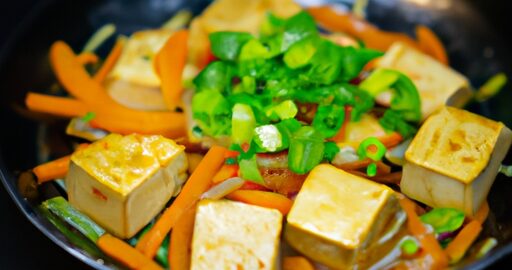Zeleninový wok s tofu