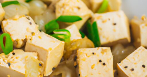 Pohanka se zeleninovou směsí a tofu.