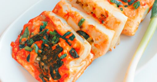 Korejské kimchi placky s hovězím mäsama