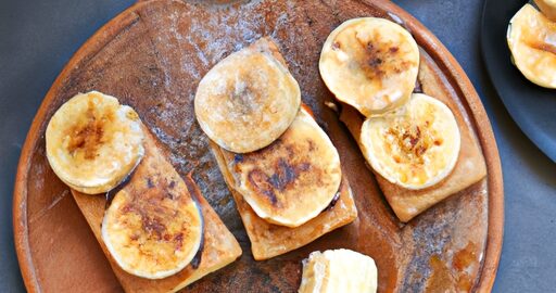 Bananové placičky s karamelovou omáčkou