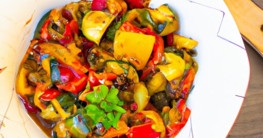 Ratatouille s mediteránními bylinkami.