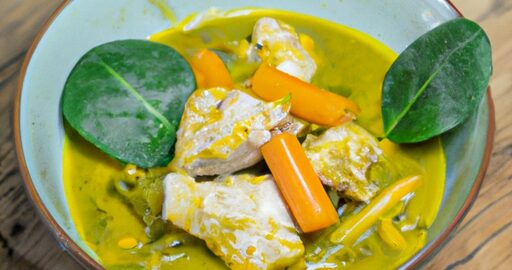 Kari se zeleninou a kuřecím.