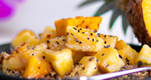 Grilovaný ananas s medem a skořicí