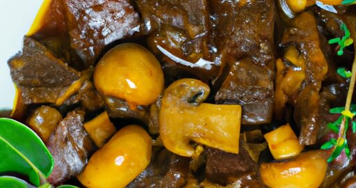 Hovězí Bourguignon metův cela