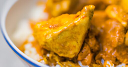 Kuřecí s curry na rýži