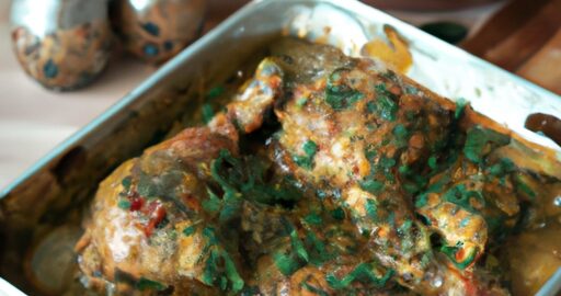 Kuřecí hříbek v omáčce.