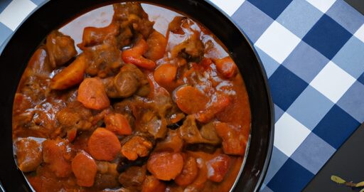 Kořeněný dušený hovězí guláš