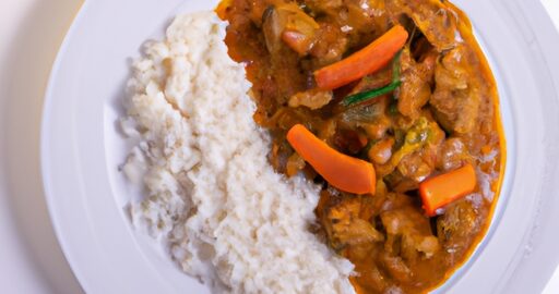 Hovězí vindaloo s rýží