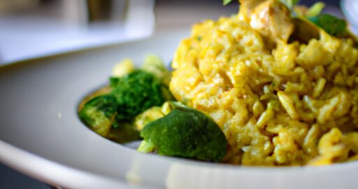 Risotto s hříbky a rukolou