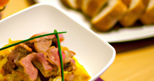 Cizrna s kozím sýrem a mátou