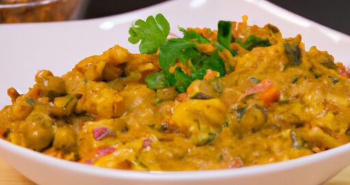 Kuřecí korma s jáhly a pomerančem