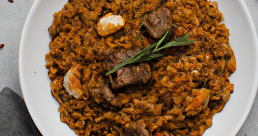 Kořeněný jehněčí kubašík s rýží