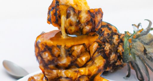 Grilovaný ananás s karamelovou polevou