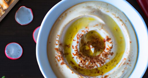 Izraelský hummus plný chuti.