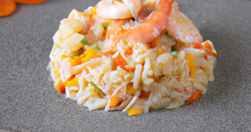 Rizoto se smaženými krevetami