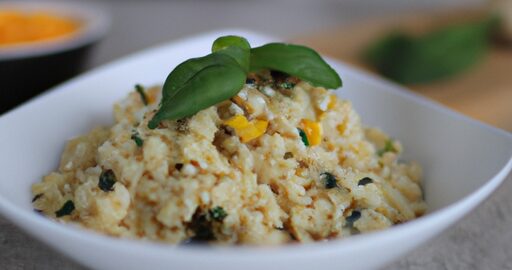 Risotto se špenátem a sýrem