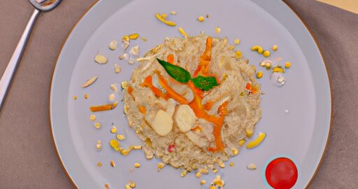 Rizotto s houbami a šunkou.