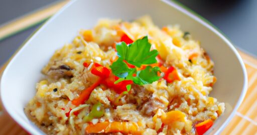 Kuřecí zeleninový wok s rýží