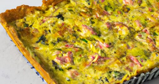 Kuřecí quiche s brokolicí a sýrem