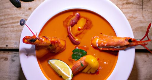 Bouillabaisse s krevetami a šafránem