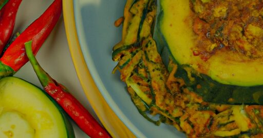 Indonéská sambal agurk.
