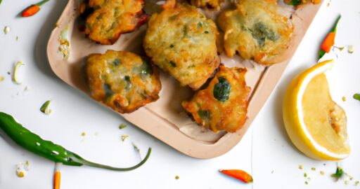 Bakwan – indonéské smažené zeleninové kuličky.