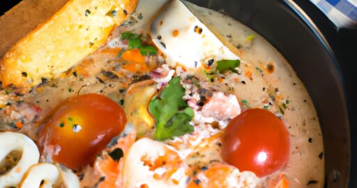 Bouillabaisse rybí polévka s křupavým bagetem