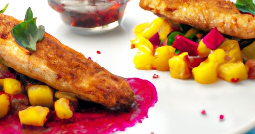 Kuřecí kordon bleu s bramborovým salátem.