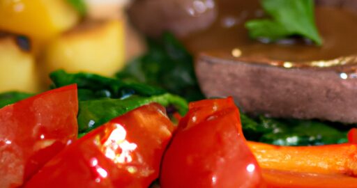 Mořský plod na grilu s bylinkami.