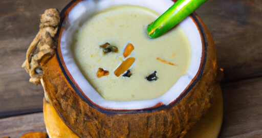 Zeleninový kari s mlékem kokosu.