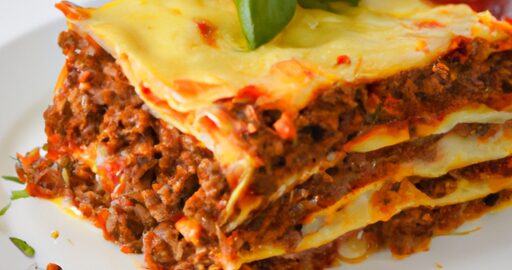 Lasagne Bolognese so�ße Ragu Bolognese