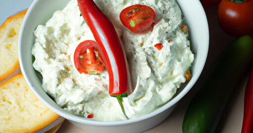 Křenový dip s mrkví