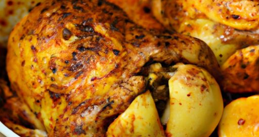 Pečená kachna se zelím.