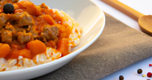 Kořeněný masový ragú s rýží