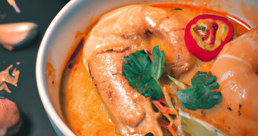 Tom Yum polevka s krevety.