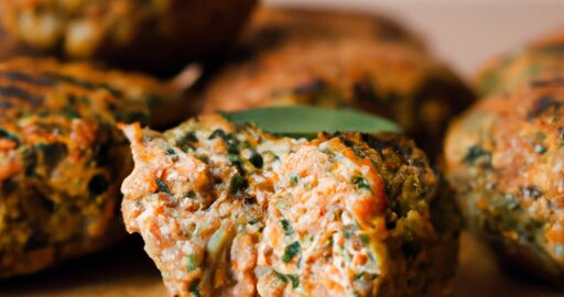 Kořeněné jehněčí kofta placičky.