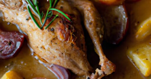 Kuře s holandským bramborovým pyré