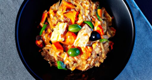 Smažený rýžový nákyp s kořením