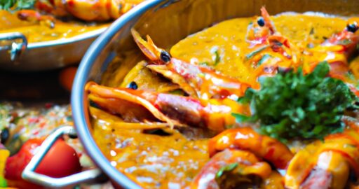 Berberská krevetová tajine.