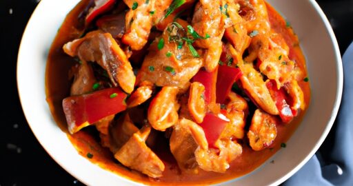 Kuře cacciatore s červeným vínem