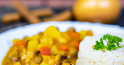 Rýžový špenátový Korma s mangem