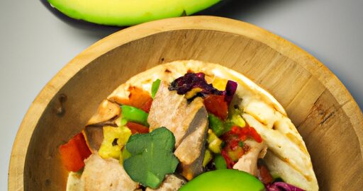Kuřecí tacos s avokádovým dipem