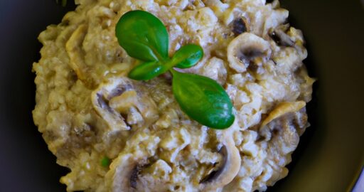 Risotto ai funghi a parmazán