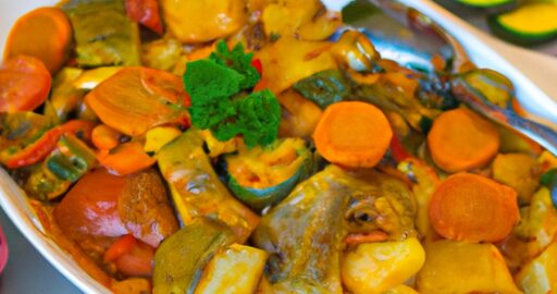 Ratatouille pečené zeleniny v troubě