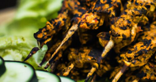 Jehněčí kebab s koriandrem