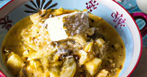 Kulajda s houbami a vejcem.