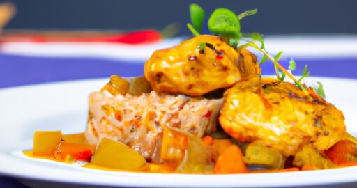 Rýžové kuličky s kuřecím masařem