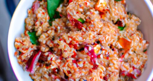 Quinoa salát s čerstvou zeleninou