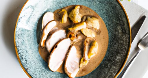 Kuřecí marsala s hříbky a petrželí